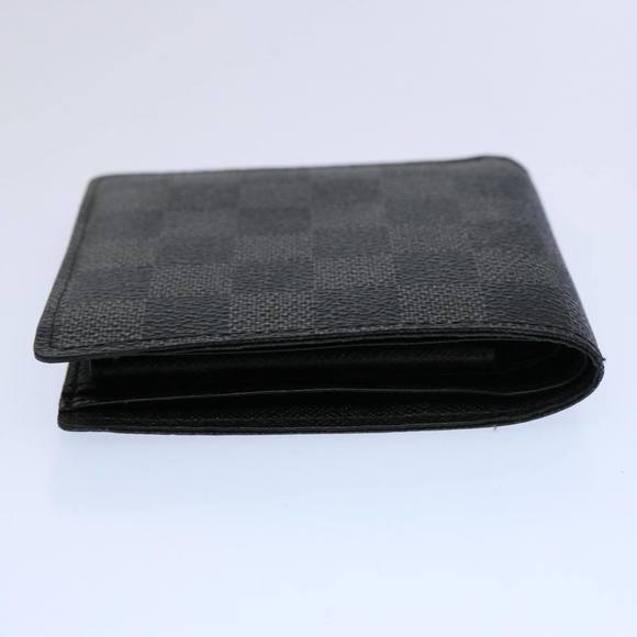 LOUIS VUITTON Damier Graphite Portefeuille Marco Wallet N62664 LV Auth bs10891 - Picture 5 of 16